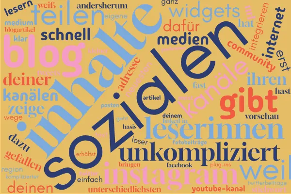 99 Gründe für Dein Blog - Wortwolke